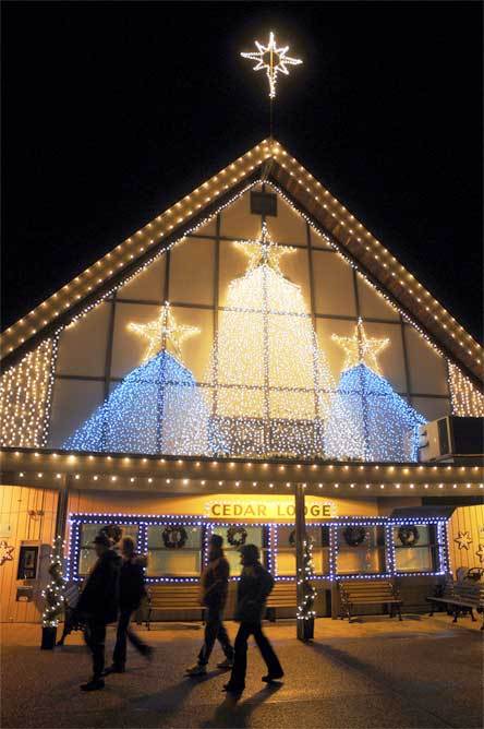 Warm Beach Camp’s The Lights of Christmas features more than 1 million holiday lights.