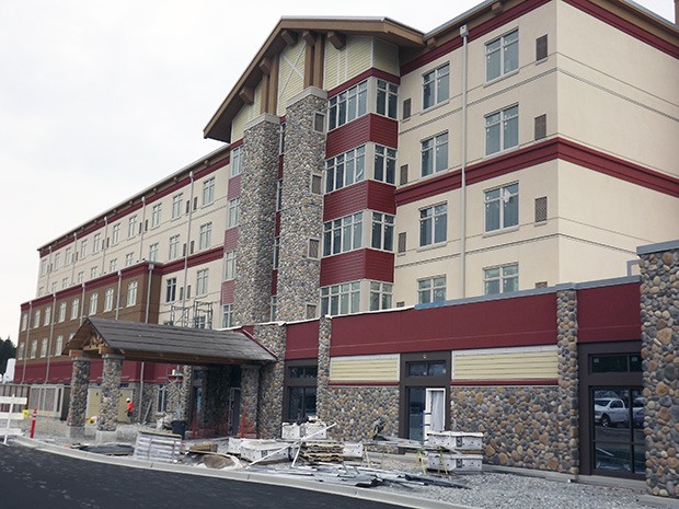 The new Angels of the Wind casino hotel is being built on the newly recognized Stillaguamish Tribe Reservation.