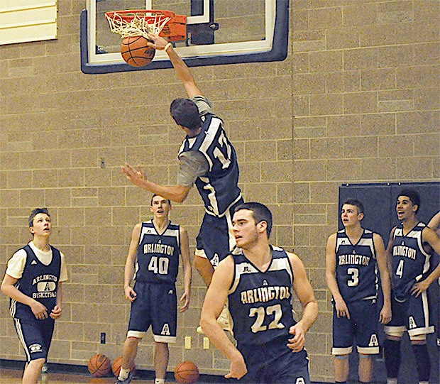 Arlington High School's boys basketball team starting turning out for practices this week.