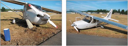 Arlington Police and Arlington Fire responded a report of an airplane crash at Arlington Municipal Airport on Saturday