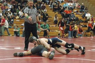 Jesse Bosley defeated Mariners Daniel Link on his way to a second place finish at 152 pounds. Eighteen schools sent athletes to the M-P Premier where Bosley and the Eagles took third place Jan. 12.