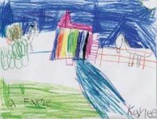 Darrington students illustrate places theyd like to be able to take field trips if Darrington School District employee Linn Brooks is able to win money for her schools