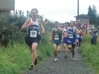 Senior Paul Simbeck ran a ribbon-worthy performance at Hole in the Wall