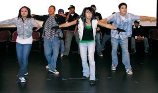 Area youth dance group Kontagious Movement provided entertainment during the Oct. 25