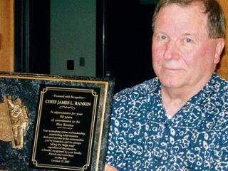 Arlington Fire Chief Jim Rankin was honored at the Oct. 15 City Council meeting for his 50 years of fire service.