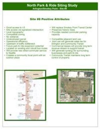 Park & Ride - Community Transit invites public comment on park and ride site selections for Arlington, Marysville