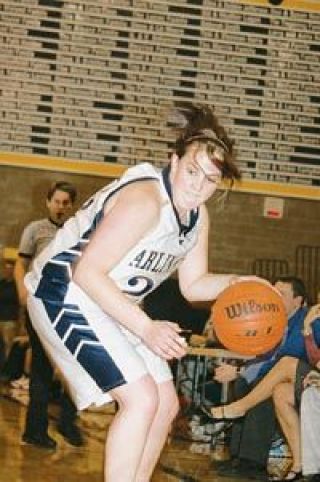 Senior guard Erika Davis drives toward the hoop Friday