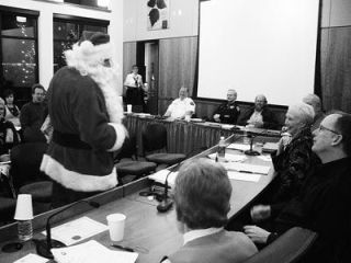 Santa visits City Council