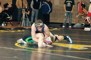 Junior Chris Myers ran his 171 pound record to 5-1 on the year after two successful meets. Myers will wrestle at 160 the rest of the year for the Eagles