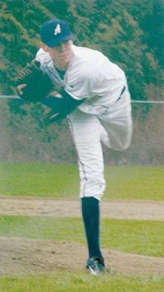 Arlington senior Joey Dettrich throws a pitch early in the Eagles March 10 match-up against Lakewood.Arlington senior Joey Dettrich throws a pitch early in the Eagles March 10 match-up against Lakewood.