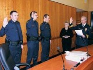Arlington Police induct three new reserve officers