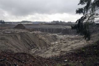 The deepest spots in the northwest side of the Arlington airfield measure close to 100 feet.