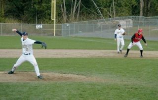 Jeff Huge came on in relief for the Eagles and shut down the Snohomish offense.