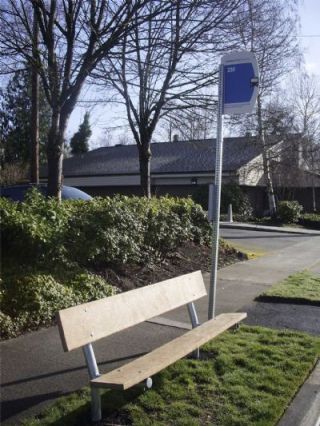 Benches for bus stops