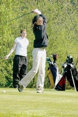 Arlington senior golfer Adriane Lunday had a team-high 19-point game in nine holes at Cedarcrest Golf Course April 19.