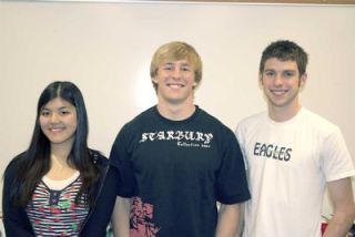 AHS sophomore Melody Leung and seniors Nick Tezak and Luke Passalacqua were recently recognized by the Northwest Asian Weekly Foundation Diversity Makes a Difference program.