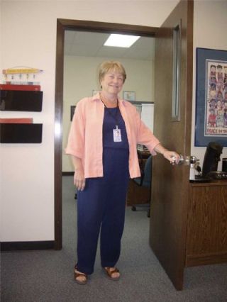 Linda Byrnes leaves her office as superintendent of the Arlington School District June 30. A farewell reception for her will be at Haller Middle School Thursday