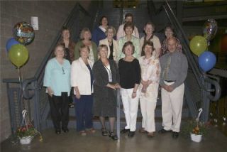 The Arlington School District retirees of 2008.  From left