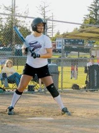 First baseman Hayley Bustad took advantage of a sixth-inning walk to give Lakewood its sole run against Granite Falls June 20.