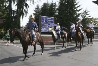 Dentist Dr. Keith Leonard and his staff complete their roughly hour-long ride from his home on King-Thompson Road to his office on Smokey Point Boulevard