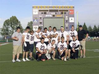 Players from the upcoming Lakewood football season competed in a 7-on-7 tourney at the University of Washington. Back