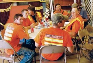 A free lunch for the street workers