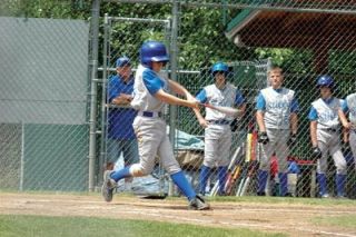 Shortstop Aaron Spring got one of Stilly Valleys two runs in the first inning