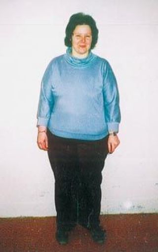 Rita Harris before she lost 143.25 pounds.