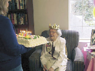 Anna Lockhart turned 103 on Jan. 28 and celebrated her birthday with friends and family on the Sunday before. She moved to Arlington from Colorado to be near her daughter and lived at Rose Creek Apartments until she was 101