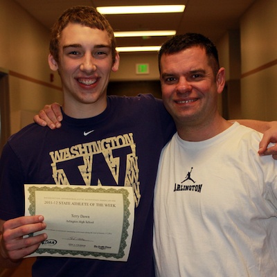 Arlington High School junior Terry Dawn