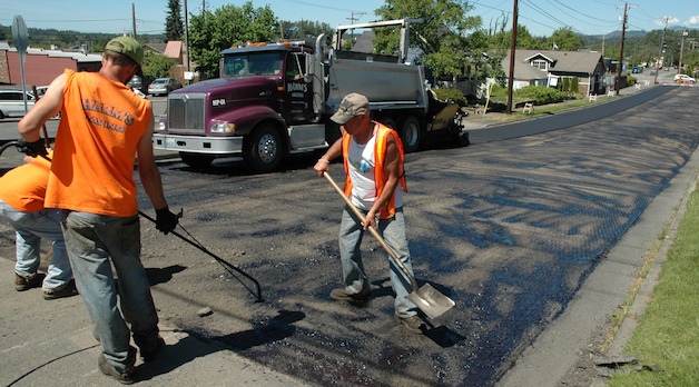 City of Arlington street crews paved McLeod Avenue