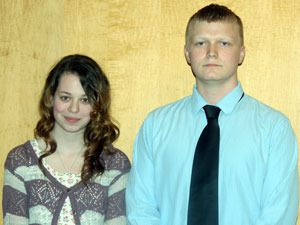 Sierra Baker of Haller Middle School and Colin Davis of Darrington High School are the Rotary Club of Arlingtonâ€™s Outstanding Students for the Month for February.