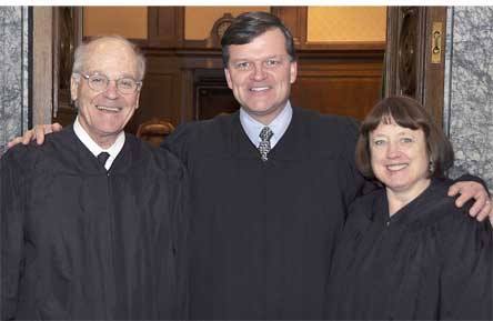 Outgoing state Supreme Court Chief Justice Gerry Alexander