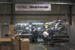Outback Power Systems revamps its workspace at the Arlington Airport industrial area recently
