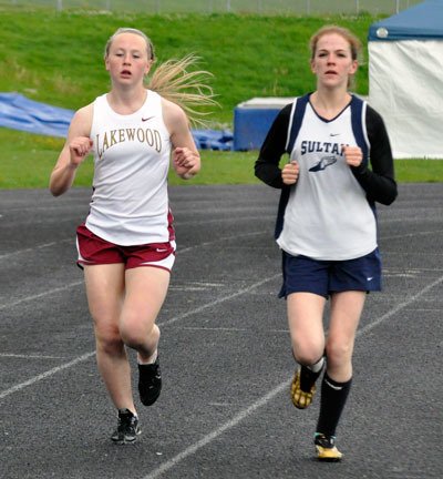 run with a time of 5:59.10 during the Cascade Conference meet hosted at LHS on April 26.