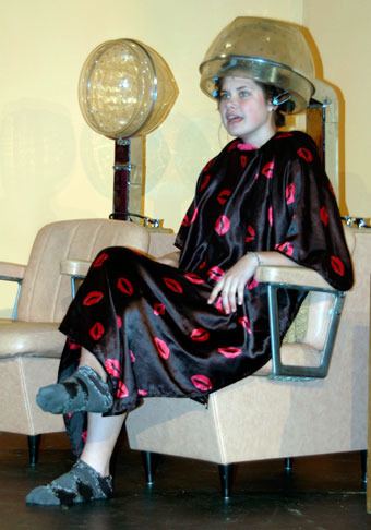 Britney Martin’s character dishes out some down-home truths in the Lakewood High School auditorium on May 3.