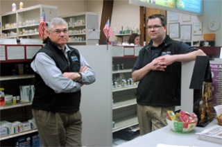 Arlington Pharmacy’s pharmacist Chad Crosby