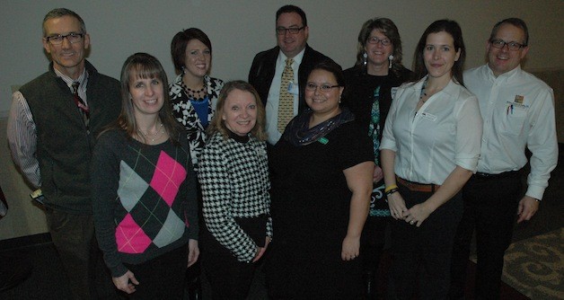 The Arlington-Smokey Point Chamber of Commerce Board of Directors for 2014. Back row from left