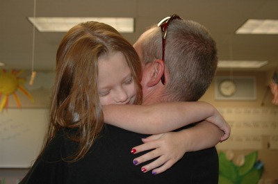 Savannah Lyons gives her dad