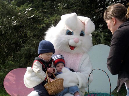 The Easter bunny will again available for photos during this year’s annual Easter egg hunt April 3 at the Arlington Municipal Airport.