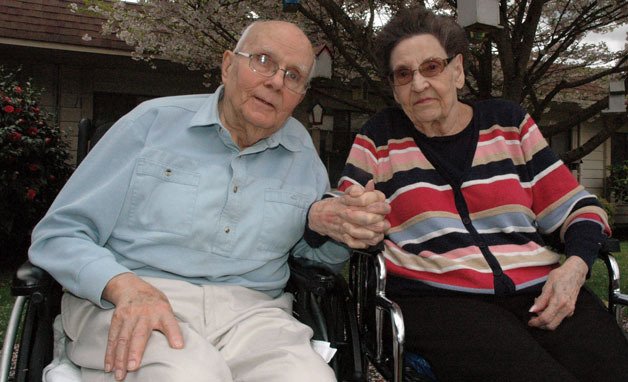 Bob and Mary Jean Sahlberg recently rang in 67 years as a married couple at the Regency Care Center in Arlington.