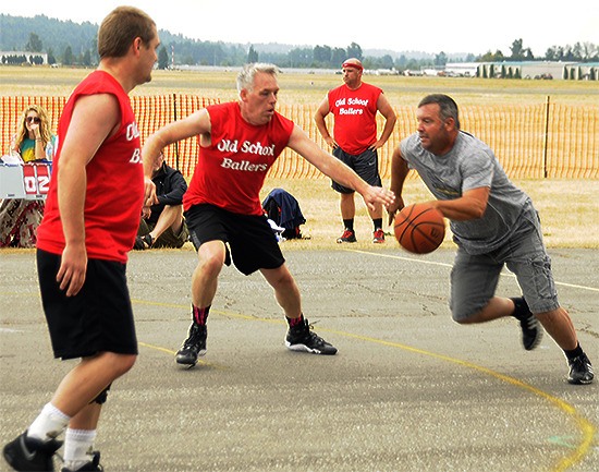 Dozens of teams competed in the 3-on-3 basketball tournament at Arlington Airport Saturday.