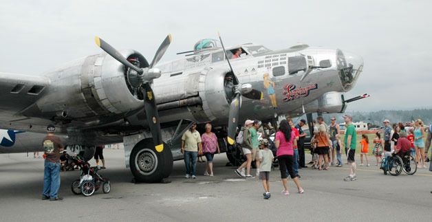 The World War II B-17G bomber ‘Sentimental Journey’ was among the many historic aircraft featured at last year’s Arlington Fly-In.