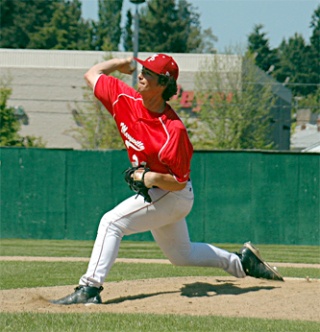 Junior pitcher Kyle Van-Dalen closed out on the mound for the Tomahawks.