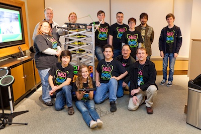 Arlington Public Schools' NeoBots 2903 FIRST Robotics team students Dan Radion