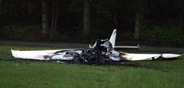 One person was killed when a single engine Sports Cruiser airplane crashed at the Arlington Airport at approximately 3:50 p.m.
