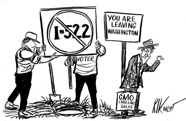 Washington Voters Reject I-522 by Rik Dalvit