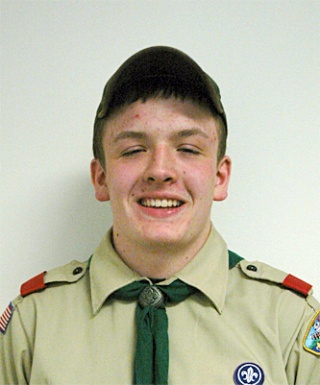 Eagle Scout Travis Givler of Lakewood.