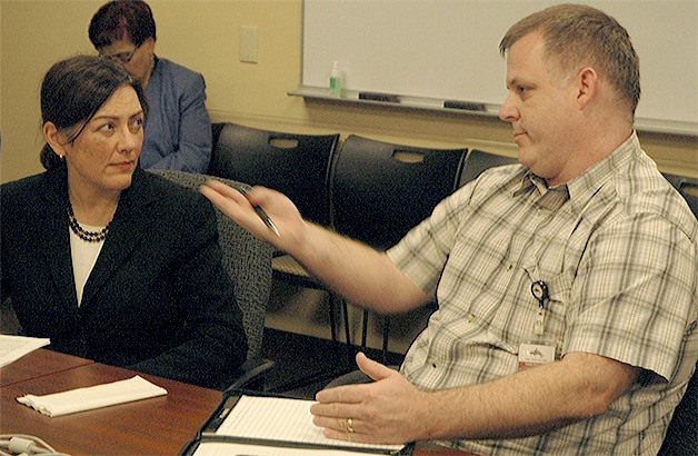 Suzan DelBene talks with Travis Hill about telecommunications for tribes.