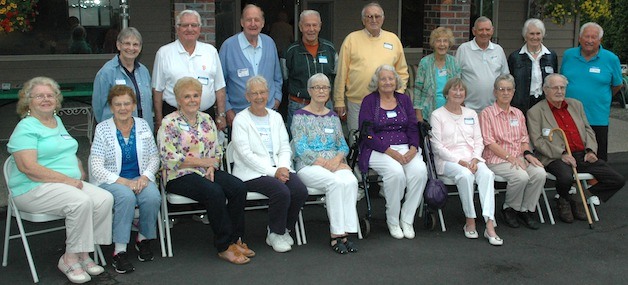 The surviving members of Arlington High School's class of 1950 meet up 65 years after graduating.